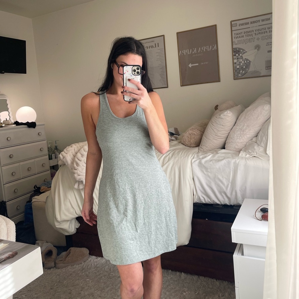 Eddie Bauer Athletic Dress Grey/Green